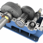 inside components of a gearbox