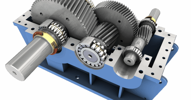 inside components of a gearbox