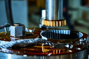 Making internal gear in part with preshave shaper cutter